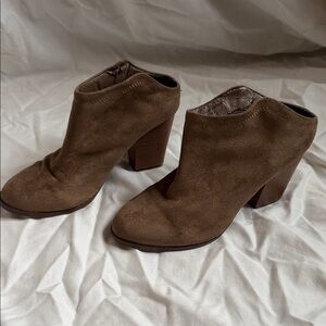 Brown Suede Ankle Boots